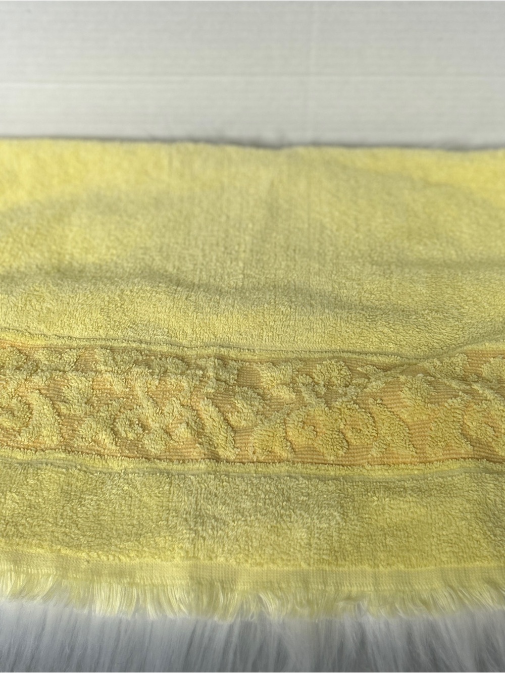 2 for $20 Retro Yellow Hand Towel